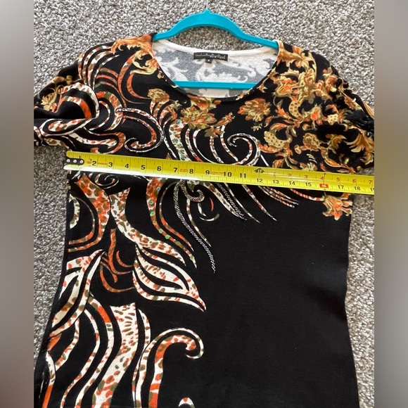 Pierri Embellished Sweater Beaded Sequin Size Small - Picture 6 of 9